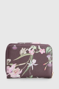 Iris Floral Small Tab Wallet