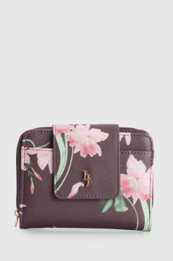 Iris Floral Small Tab Wallet