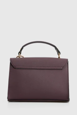 Iris Floral Top Handle Bag