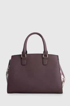 Iris Floral Tote Bag