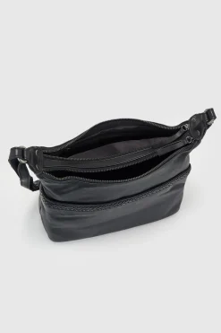 Isla Leather Braided Crossbody Bag