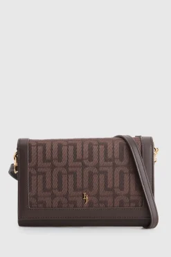 Jacquard Flap Crossbody Bag