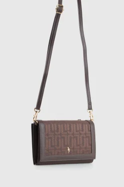 Jacquard Flap Crossbody Bag