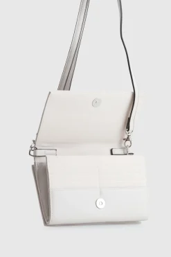 Jacquard Flap Crossbody Bag