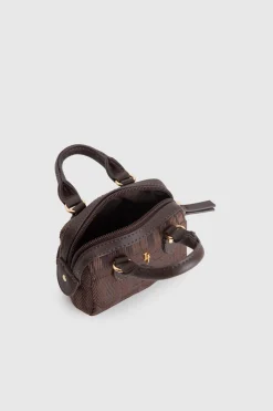 Jacquard Micro Crossbody Bag