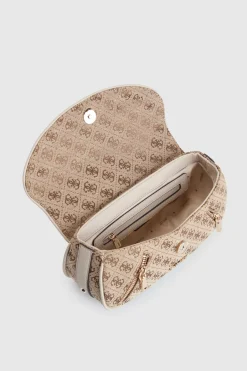 Jessa Logo Flap Crossbody Bag