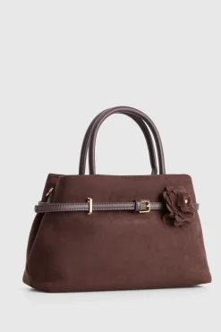 Lana Suede Small Tote Bag