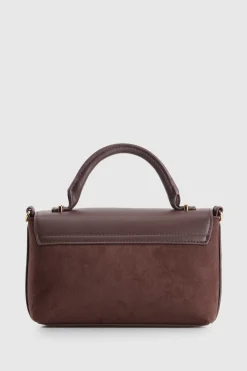 Lana Suede Top Handle Bag