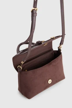 Lana Suede Top Handle Bag