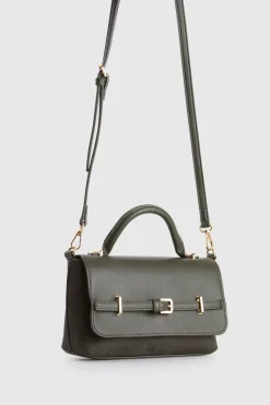 Lana Suede Top Handle Bag