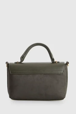 Lana Suede Top Handle Bag