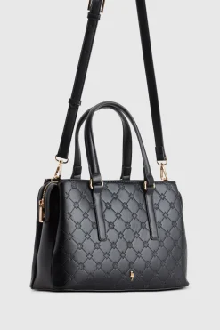 Logo Embossed Tote Bag