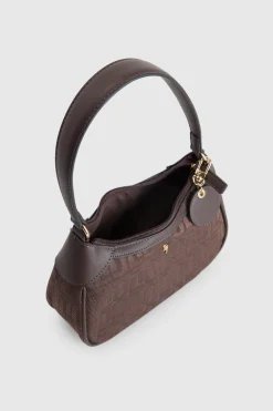 Logo Jacquard Shoulder Bag