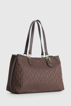 Logo Jacquard Tote Bag