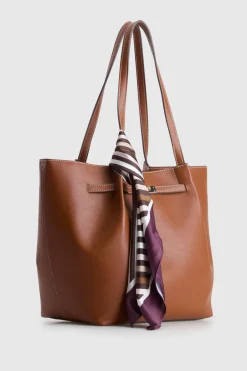 Lottie Belted Scarf Tote Bag