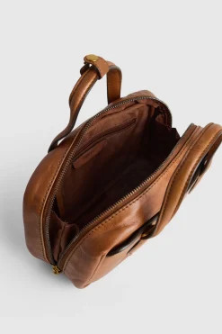 Lucia Leather Bowling Bag