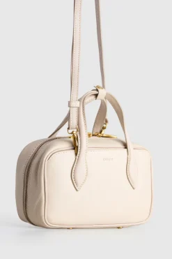 Lucia Leather Bowling Bag