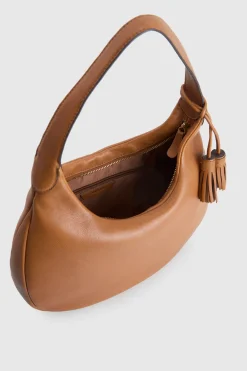 Maisy Leather Tassel Shoulder Bag