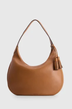 Maisy Leather Tassel Shoulder Bag