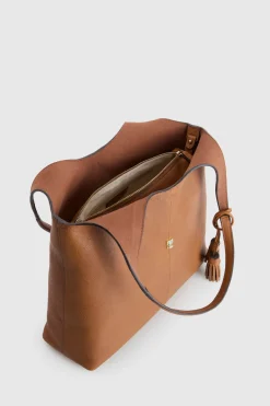 Maisy Leather Tassel Tote Bag