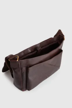 Marcus Leather EW Satchel