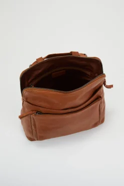 Maya Leather Convertible Backpack