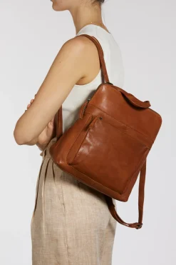Maya Leather Convertible Backpack