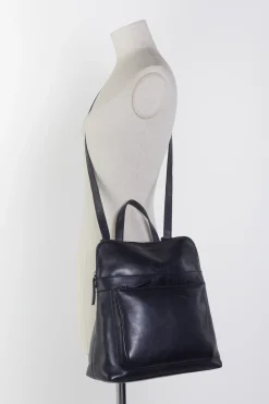 Maya Leather Convertible Backpack