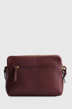 Maya Leather Crossbody Bag