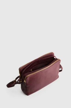 Maya Leather Crossbody Bag