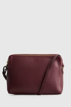 Maya Leather Crossbody Bag