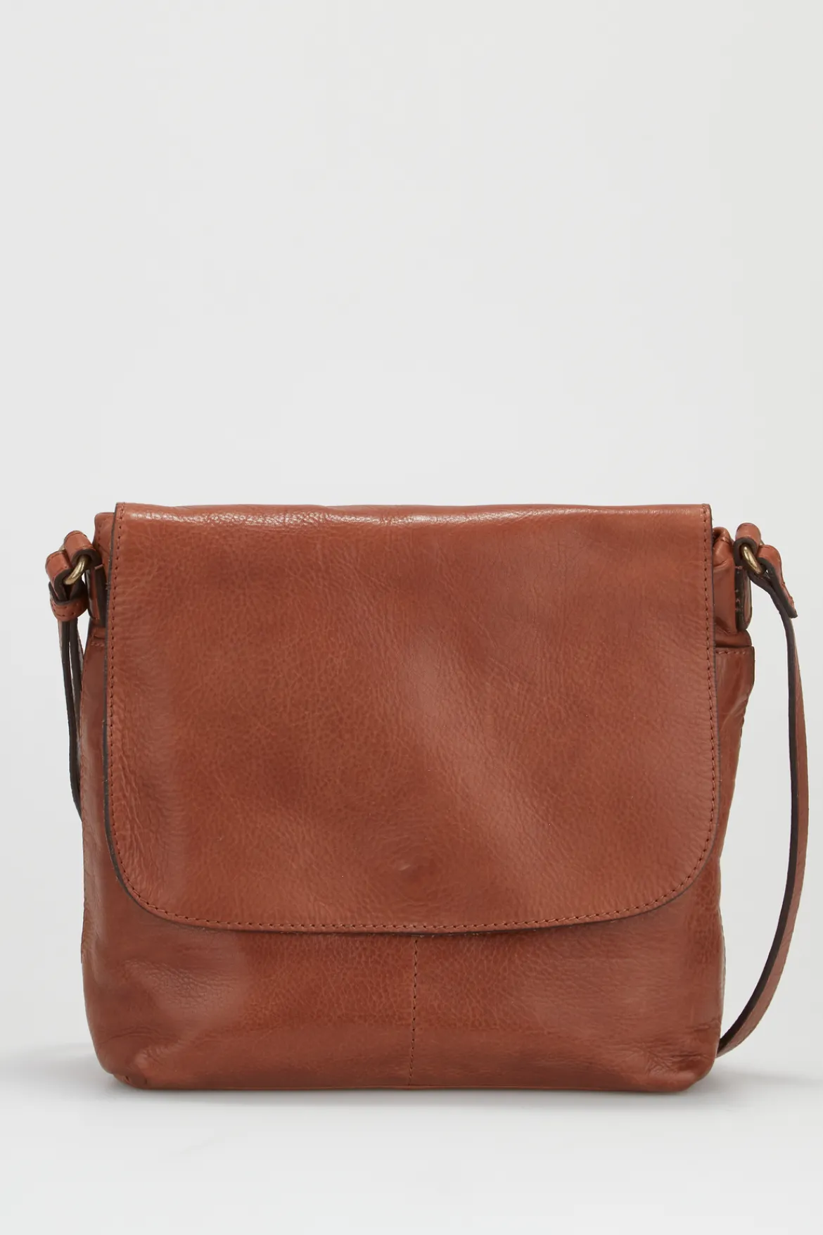 Maya Leather Flap Crossbody Bag