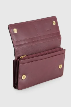 Maya Leather Large Clutch
