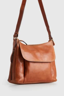 Maya Leather Large Crossbody Bag