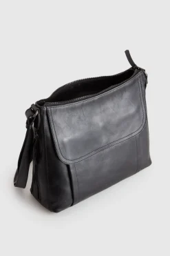 Maya Leather Large Crossbody Bag