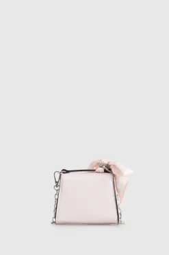 Micro Scarf Top Handle Bag