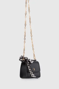 Micro Scarf Top Handle Bag