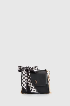 Micro Scarf Top Handle Bag