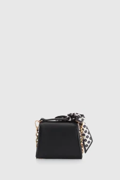 Micro Scarf Top Handle Bag