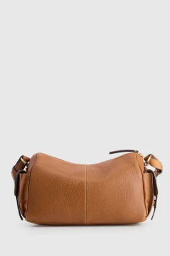 Narda Leather Pocket Crossbody Bag