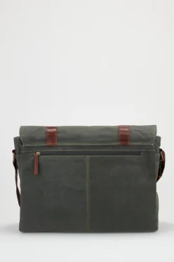 Noah Canvas/Lea Trim EW Satchel