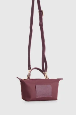 Noosa Leather Trim Crossbody Bag