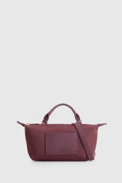 Noosa Leather Trim Crossbody Bag