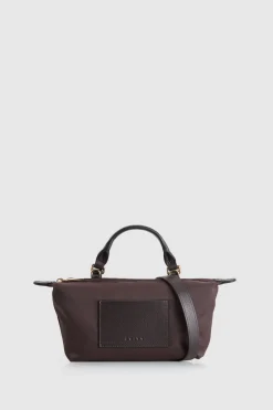 Noosa Leather Trim Crossbody Bag