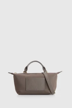 Noosa Leather Trim Crossbody Bag