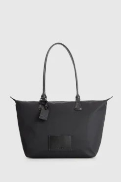 Noosa Leather Trim Tote Bag