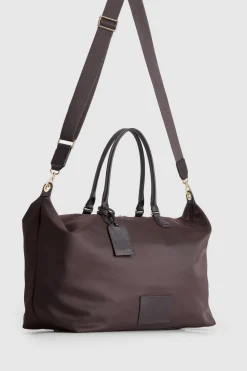 Noosa Leather Trim Travel Tote Bag