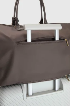 Noosa Leather Trim Travel Tote Bag