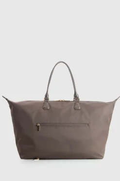 Noosa Leather Trim Travel Tote Bag