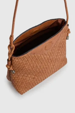 Palma Leather Curve Top Crossbody